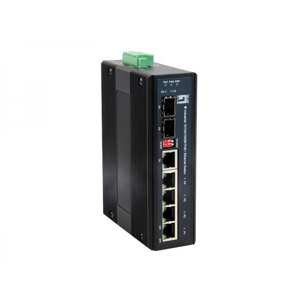 LevelOne IES-0610 Gigabit Ethernet (10/100/1000) Nero Supporto Power over Ethernet (PoE)