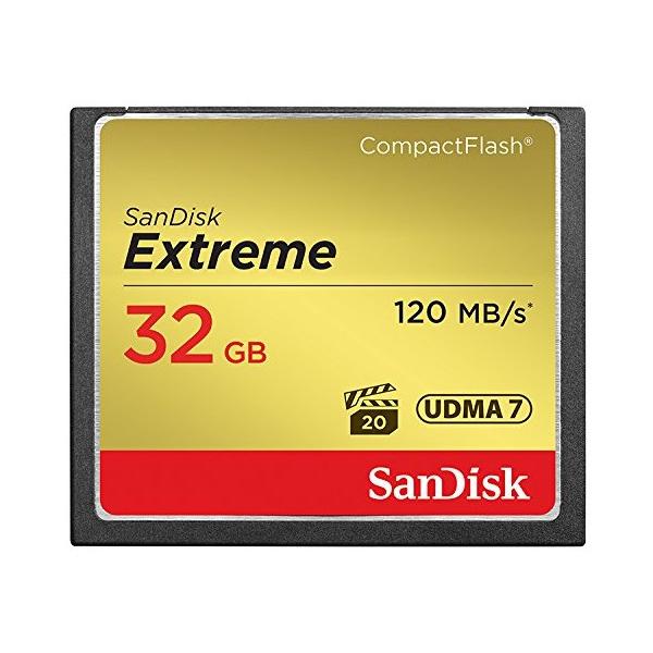 Sandisk SANDISK COMPACT FLASH EXTREME 120MB/S 85MB/S WRITE UDMA7 32GB