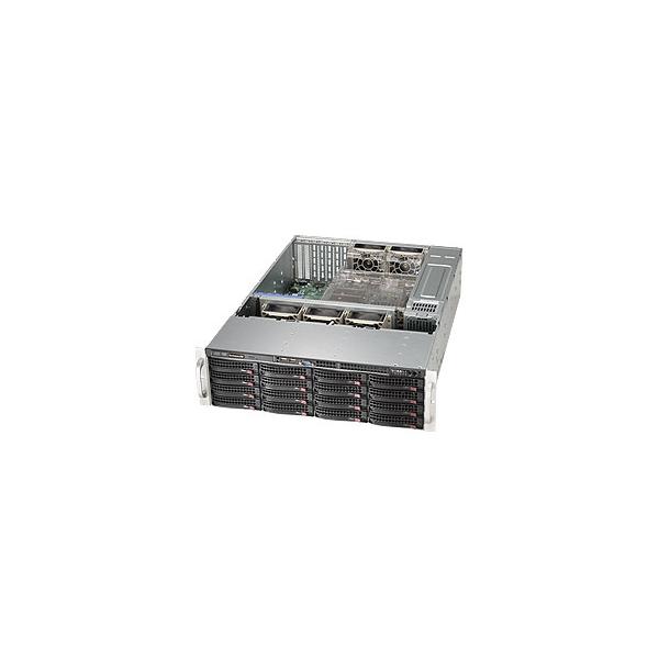 Supermicro 836BE1C-R1K03B vane portacomputer Rack Black 1000 W