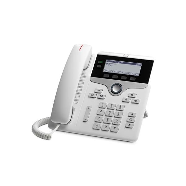 Cisco IP Phone 7821 telefono IP Bianco 2 linee (Cisco IP Phone 7821 - Telefono VoIP - SIP, SRTP - 2 righe - bianco)