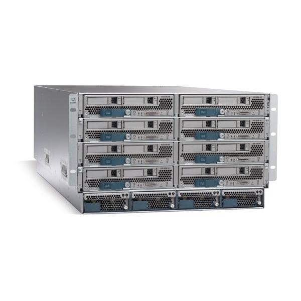 Cisco UCSB-5108-AC2= telaio dell'apparecchiatura di rete Grigio (UCS 5108 BLADE SERVER AC2 - CHASSIS/0 PSU/8 FANS/0 FEX)