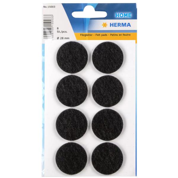 Herma Vario - puder - sort [pakke med