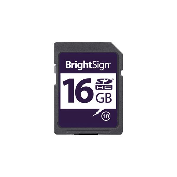 BrightSign 16GB SDHC Class 10 memoria flash Classe 10 MLC