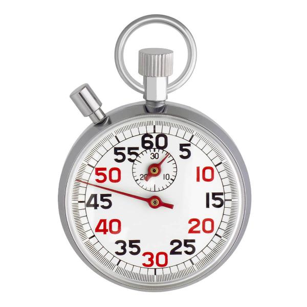 TfA-Dostmann 38.1022 Timer Da Cucina Timer Da Cucina Meccanico Argento, Bianco