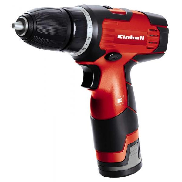 Einhell TH-CD 12-2 Li drill Senza chiave Nero, Rosso 1 kg (Einhell TH-CD 12-2 Li Nøglefri 1 kg So)