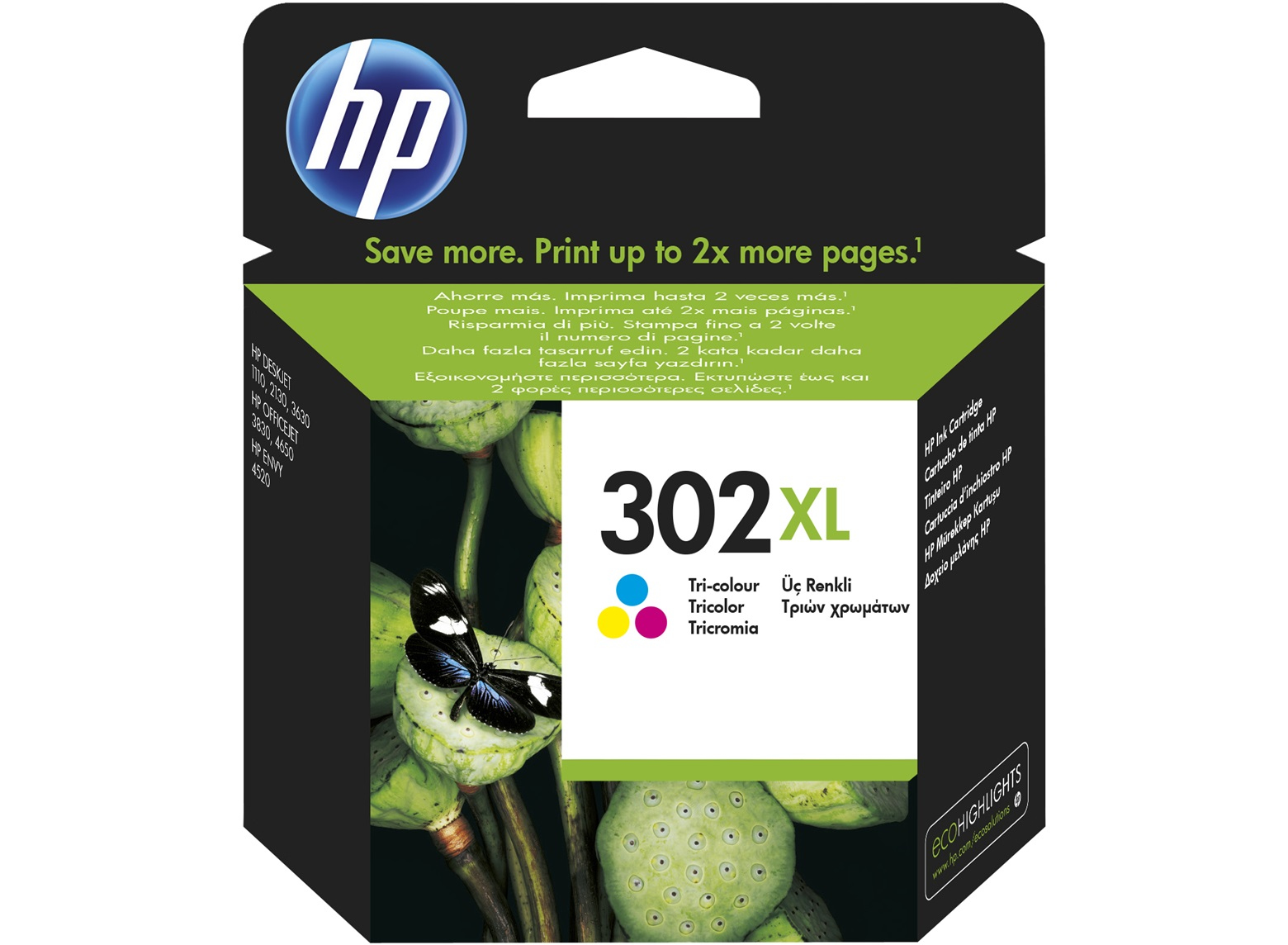 HP HP 302XL High Yield Tri-color Original Ink Cartridge cartuccia d'inchiostro Ciano, Magenta, Giallo 1 pezzo(i)