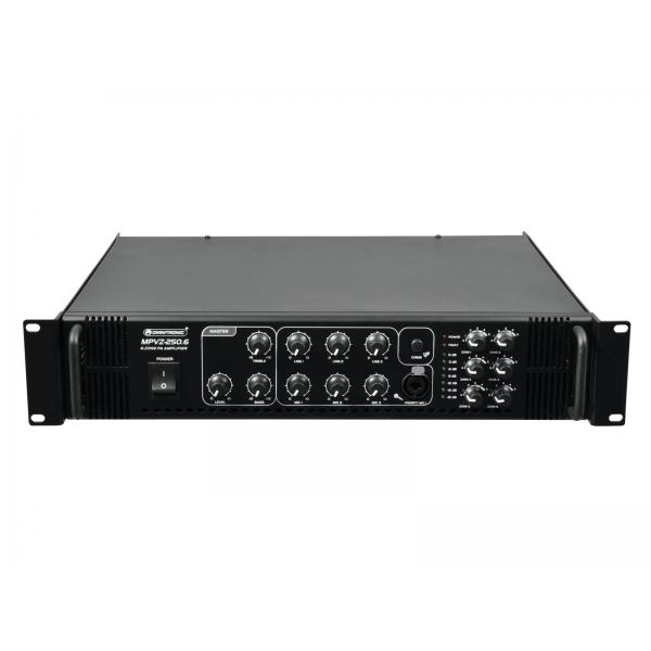 Omnitronic 80709786 amplificatore audio Resa/fase Nero