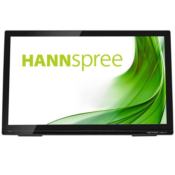 Hannspree HT273HPB Monitor PC 68,6 cm [27] 1920 x 1080 Pixel Full HD LED Touch screen Da tavolo Nero (27? 10PTTOUCH FHD IPS HDMI ERG HARD)