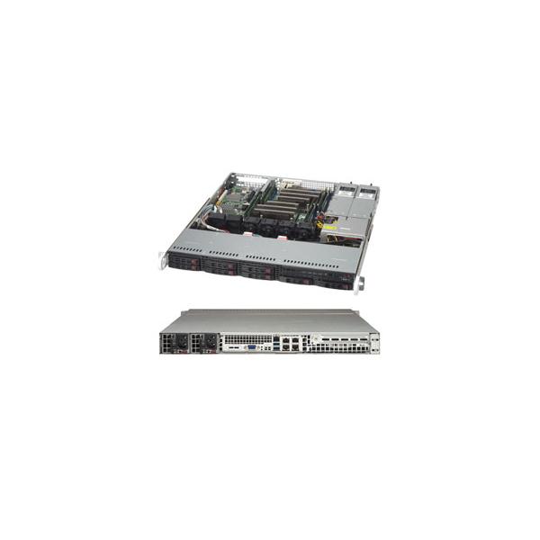 Supermicro CSE-113MFAC2-R606CB vane portacomputer Portabagagli Nero 600 W