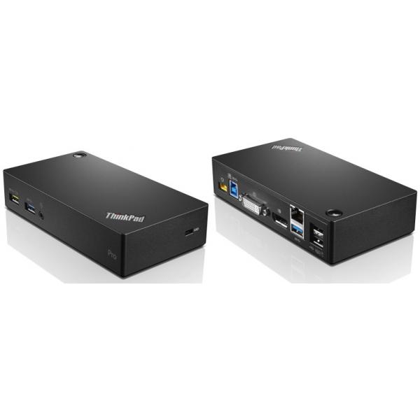 Lenovo ThinkPad USB 3.0 Pro Dock Cablato USB 3.2 Gen 1 (3.1 Gen 1) Type-A Nero