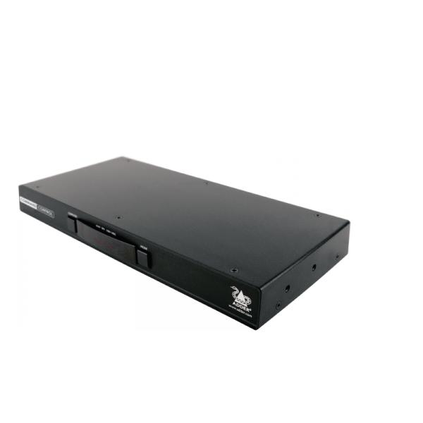 ADDER CCS-PRO4 switch per keyboard-video-mouse [kvm] Nero (Command / Control Switch 4port - CCS-PRO4, Ethernet LAN, Black - Warranty: 24M)