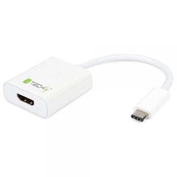 Techly Cavo Convertitore Adattatore da USB-C™ M a HDMI 1.4 F