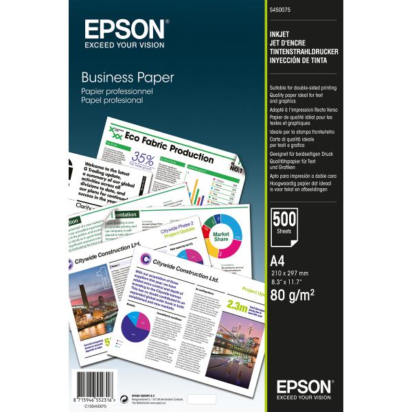 EPSON CARTA BUSINESS A4 500 F/R 80GR