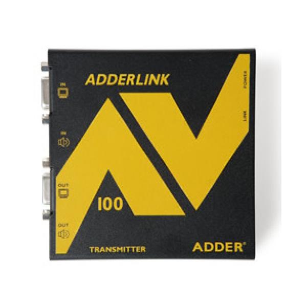 ADDER ALAV101R-IEC ADDERLink AV100 serie VGA+audio receiver. Max. extensie afstand: 300 m estensore KVM
