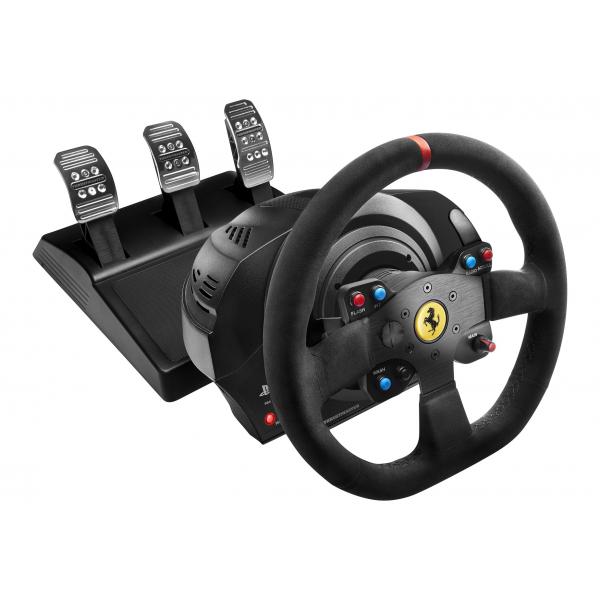 Thrustmaster T300 Ferrari Integral Racing Wheel Alcantara Edition Sterzo + Pedali Pc,playstation 4,playstation 3 Analogico/digitale Nero