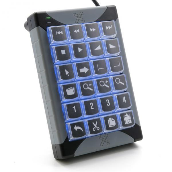 P&I Engineering XK-24 tastiera USB Nero, Grigio (PI Engineering X-Keys Programmable keyboard USB 24 key. [1Year warranty]) - Versione UK