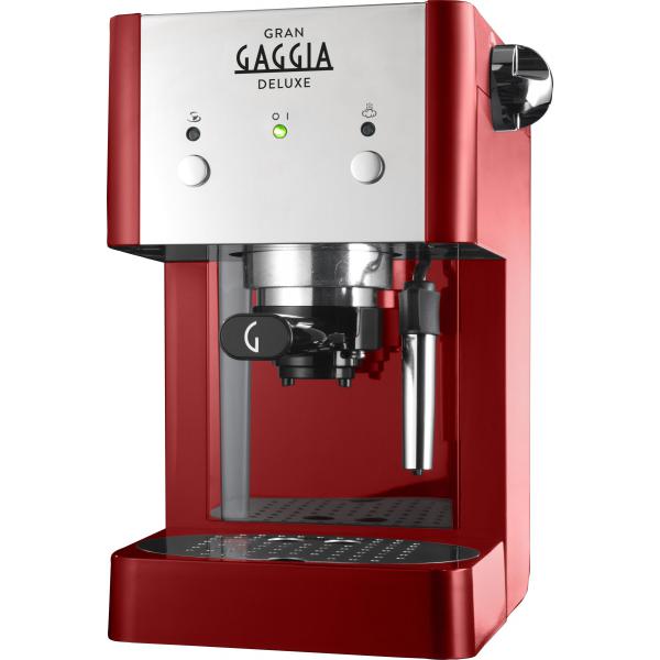 Gaggia RI8425/22 Gran Gaggia Deluxe Rossa - Macchina da CaffÃ© Espresso Manuale e a Cialde...