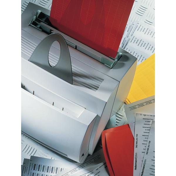Hellermann Tyton 594-11102 etichetta per stampante Giallo Etichetta per stampante autoadesiva