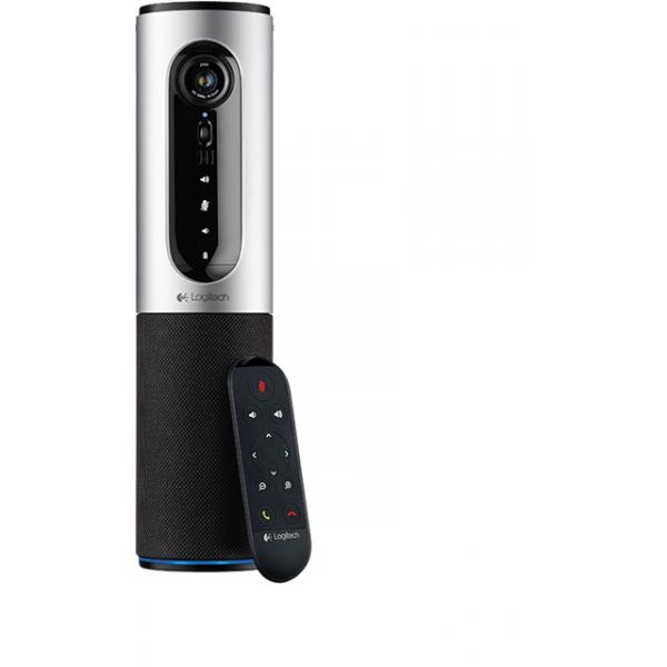 Logitech ConferenceCam Connect webcam Argento (ConferenceCam Connect - Full HD Video 1080p, H.264 - 4x Zoom, USB, Silver [w/o HDMI output] - Warranty: 24M)