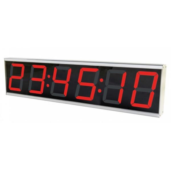ALLNET ALL-POE-CLK-1 Digital wall clock Rettangolo Grigio orologio da parete