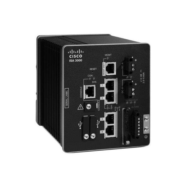 Cisco Industrial Security Appliance 3000 - Switch - L3 - gestito - 2 x 10/100/1000 + 2 x Gigabit SFP - montabile su rail DIN - alimentazione CC - Compatibile TAA
