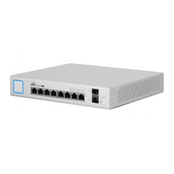 Ubiquiti UniFi US-8-150W switch di rete Gestito Gigabit Ethernet [10/100/1000] Supporto Power over Ethernet [PoE] Bianco (Ubiquiti UniFi 8 Port 150W PoE Network Switch - US-8-150W)