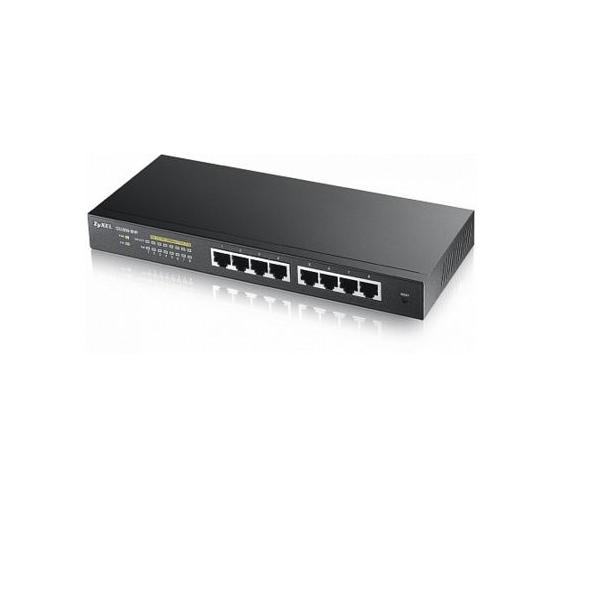 Zyxel GS1900-8HP Gestito L2 Gigabit Ethernet (10/100/1000) Nero Supporto Power over Ethernet (PoE)