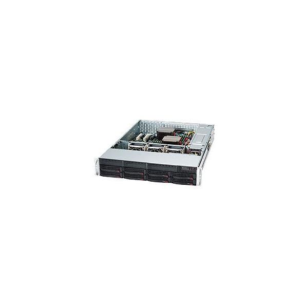Supermicro SC825TQC-600LPB vane portacomputer Rack Black 600 W