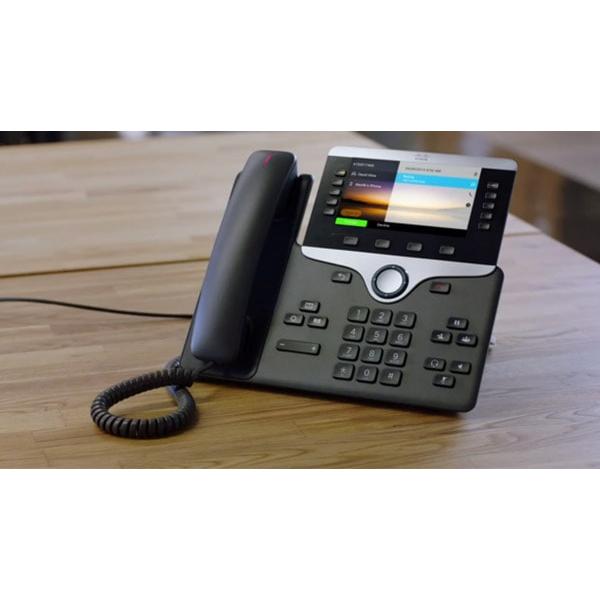 Cisco 8851 telefono IP Nero (Cisco IP Phone 8851 with Multiplatform Phone firmware) - Versione UK