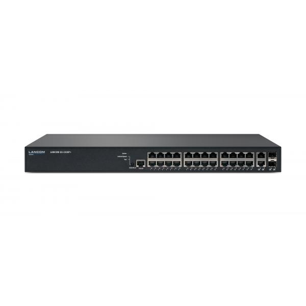 Lancom Systems GS-2326P+ Gestito Gigabit Ethernet [10/100/1000] Supporto Power over Ethernet [PoE] 1U Nero (LANCOM GS-2326P+ SWITCH MANAGED,24 x 10/100/1000 PoE+)