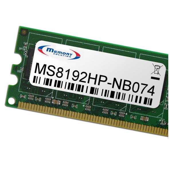 Memory Solution MS8192HP-NB074 8GB memoria