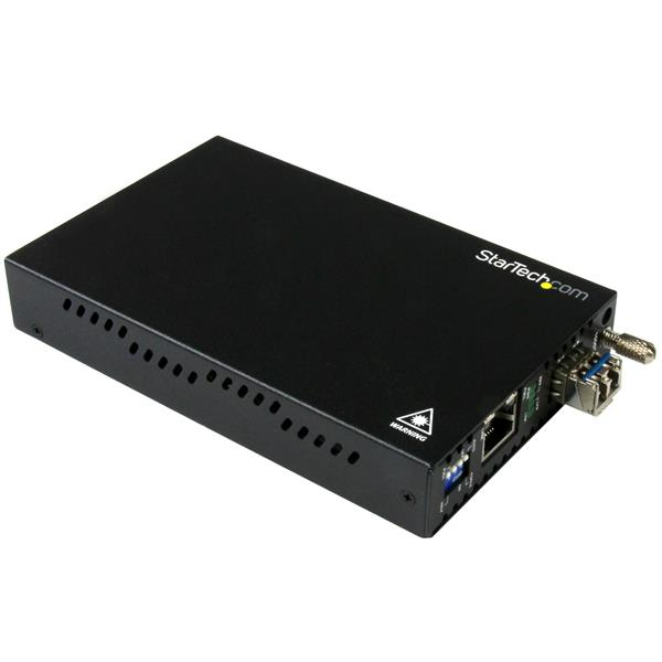 StarTech.com Convertitore Multimediale Gigabit Ethernet Rame a Fibra - SM LC - 10km (GBE FIBER MEDIA CONVERTER 10KM - IN)