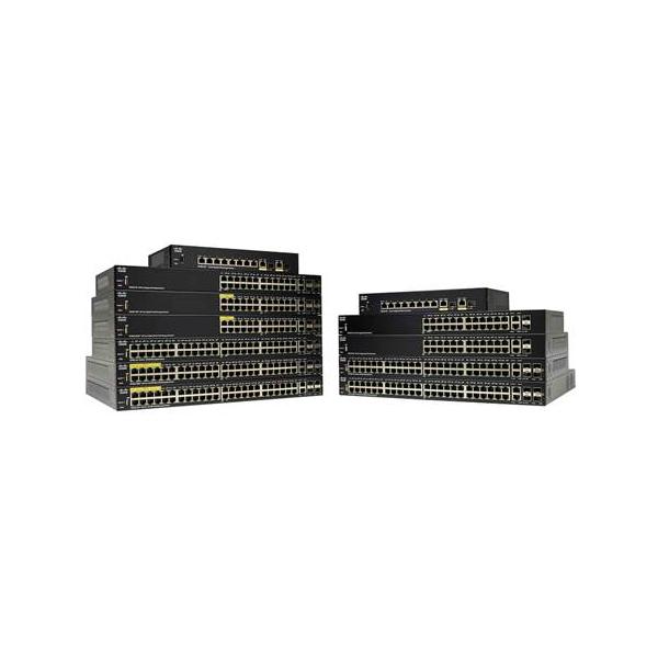 Cisco SF250-48HP-K9-EU switch di rete Gestito L2 Fast Ethernet (10/100) Supporto Power over Ethernet (PoE) Nero