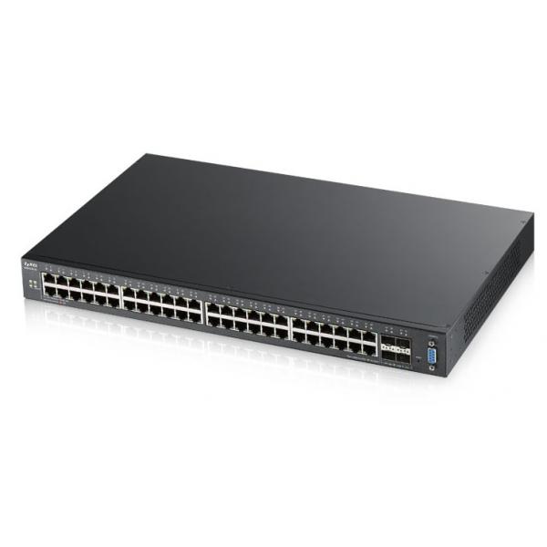 Zyxel XGS2210-52 Gestito L2 Gigabit Ethernet (10/100/1000) Nero 1U