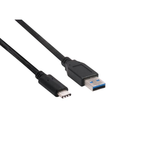 CLUB3D USB TYPE C 3.1 GEN 2 MALE (10GBPS) TO TYPE A MALE CABLE 1METER / 3.28FEET