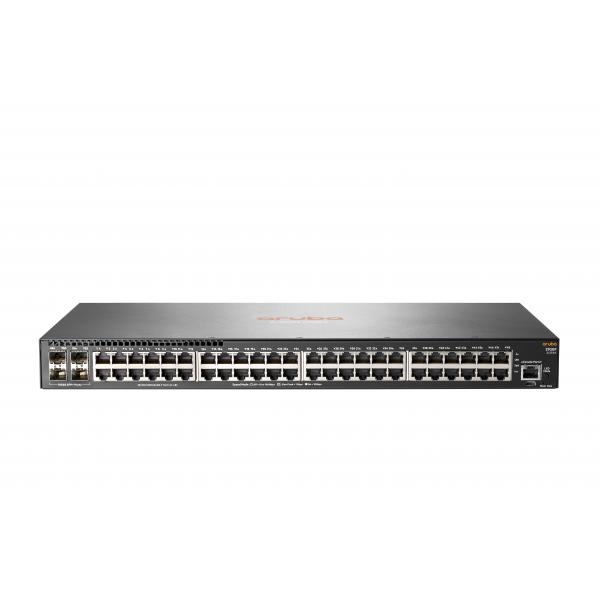Hewlett Packard Enterprise Aruba 2930F 48G 4SFP+ Gestito L3 Gigabit Ethernet (10/100/1000) Grigio 1U