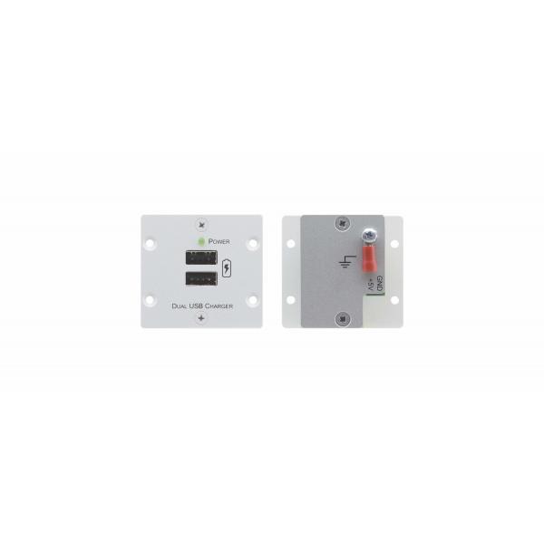 W-2UC - Wall Plate Insert − Dual USB Charger