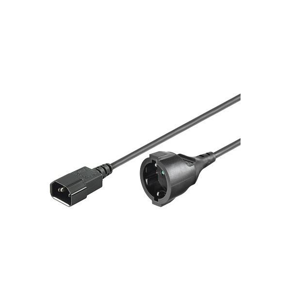 Power Cord C14 -Schuko M-F 2m