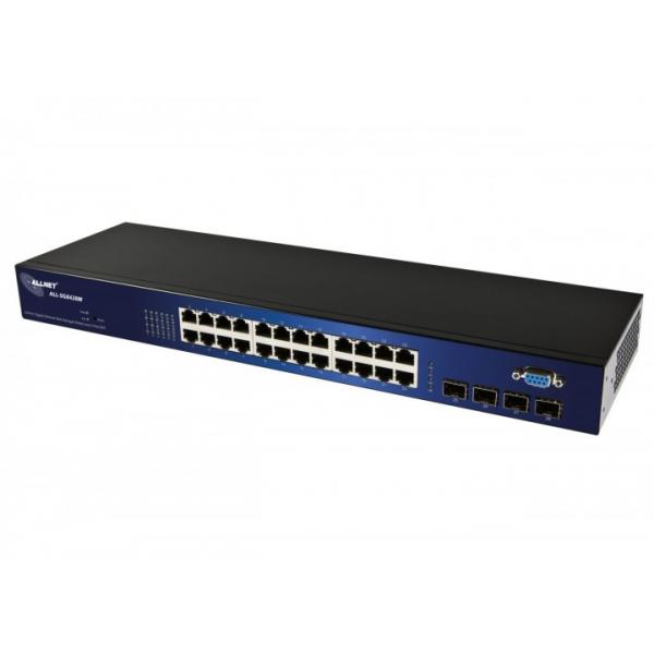 ALLNET 127211 Non gestito L2 Gigabit Ethernet (10/100/1000) Nero 19U