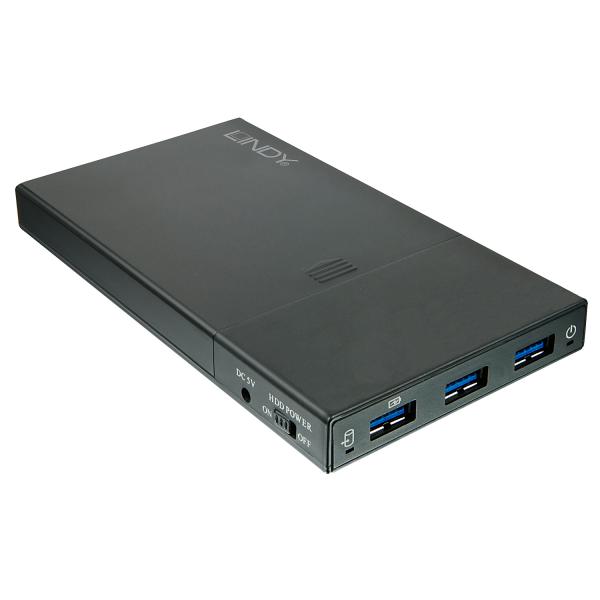 Box USB 3.0 SATA da 2.5'' con Hub