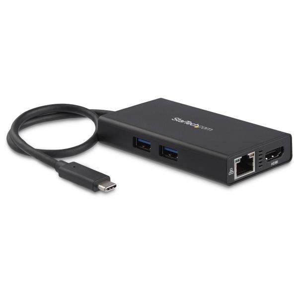 StarTech.com Adattatore USB-C Multiporta per Portatili - Power Delivery - HDMI 4K - USB 3.0 (ADATTATORE USB-C MULTIPORTA - PER PORTATILI - POWER DELIVERY)