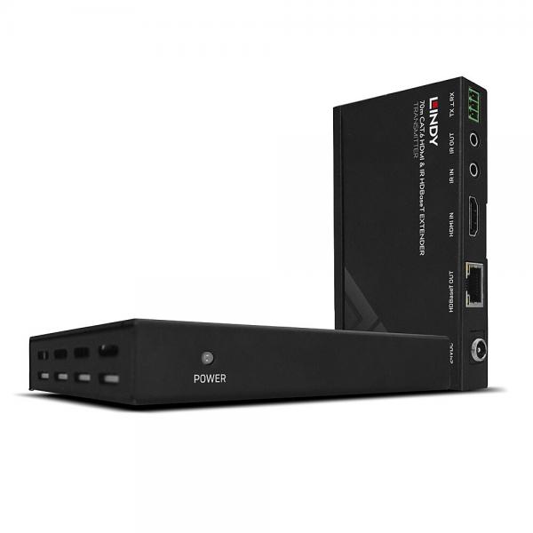 Extender HDBaseT Cat.6 HDMI 4K30, IR & RS-232 con PoC, 70m