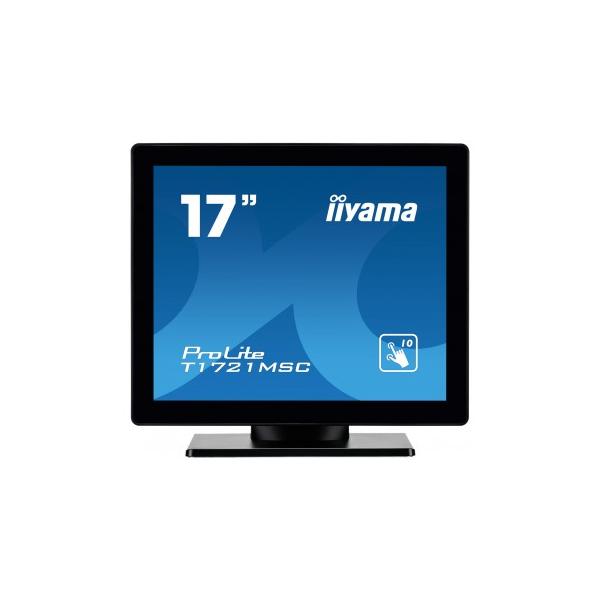 iiyama ProLite T1721MSC-B1 monitor touch screen 43,2 cm (17") 1280 x 1024 Pixel Multi-touch Da tavolo Nero