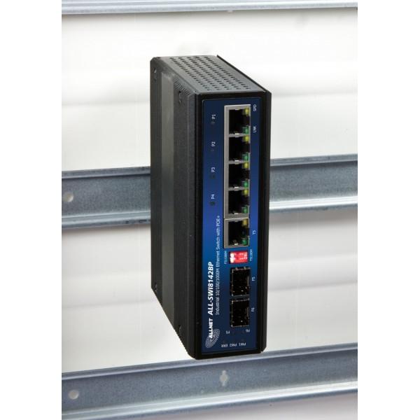 ALLNET 134037 Commutatore di rete non gestita Gigabit Ethernet (10/100/1000) Supporto Power over Ethernet (PoE) Nero