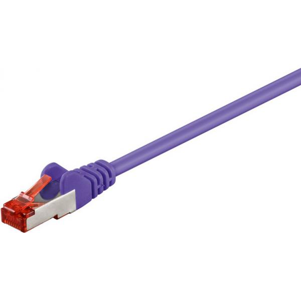S/FTP CAT6 7m Purple LSZH