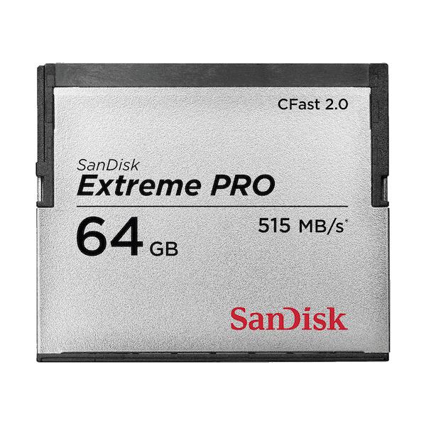 Sandisk 64GB Extreme Pro CFast 2.0 memoria flash