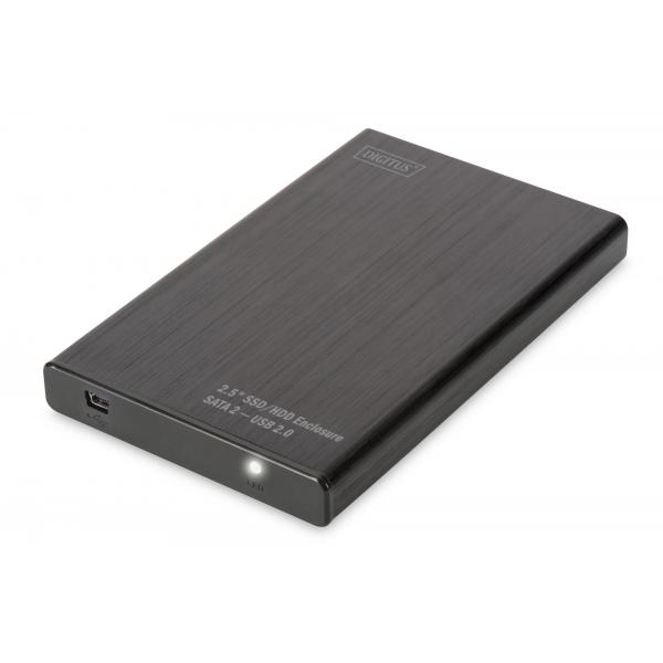 Digitus BOX ESTERNO DIGITUS DA-71104 - USB 2.0 PER HD SSD 2.5" SATA