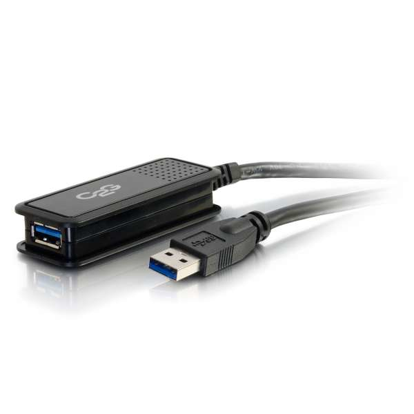 C2g 5m Usb 3.0 UsB-A Male To UsB-A Female Active Extension Cable - Prolunga Usb - Usb Tipo A (m) A Usb Tipo A (f) - Usb 3.0 - 30 V - 5 M - Attivo - N