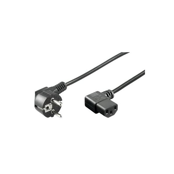 Cavo alimentazione angolare Schuko C13 3m 96032 - Immagine 2