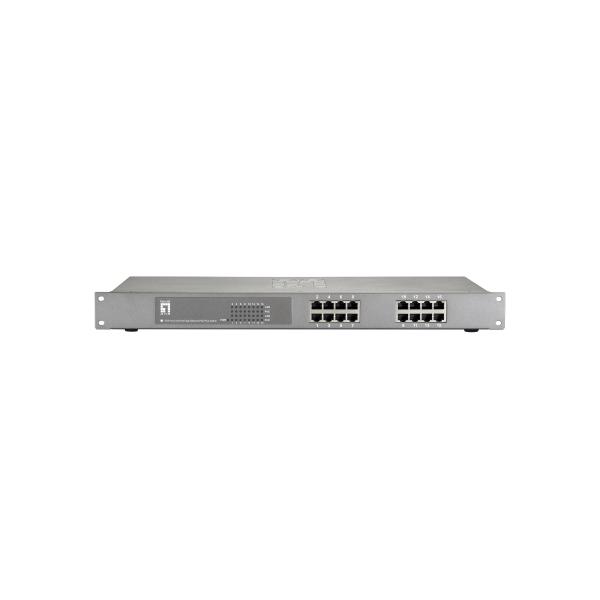 LevelOne FEP-1612W120 Fast Ethernet (10/100) Grigio Supporto Power over Ethernet (PoE)